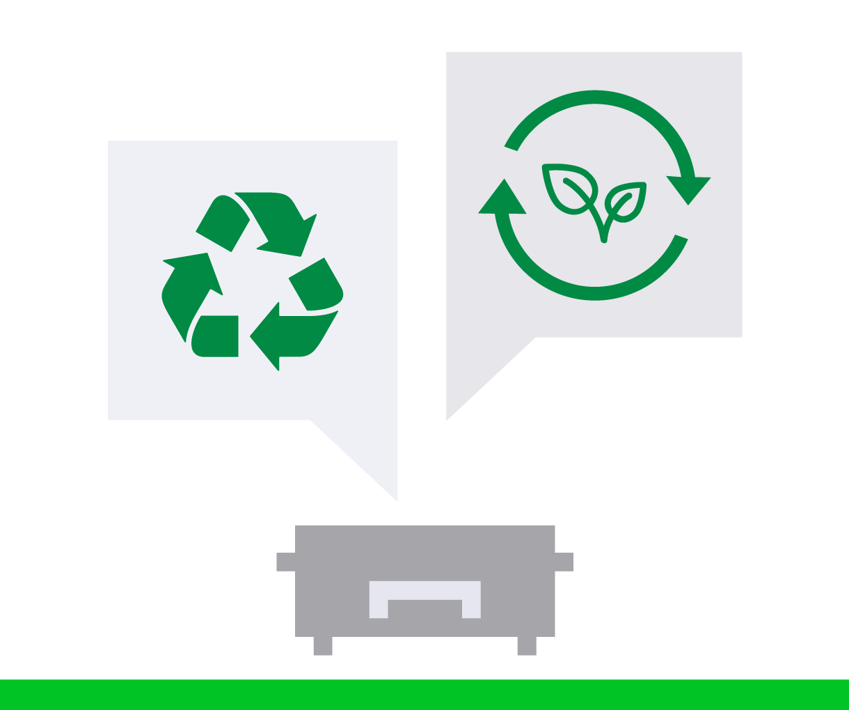 Reused and recycled Lexmark supply