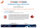 Common Criteria Certificate