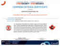 Common Criteria Certificate