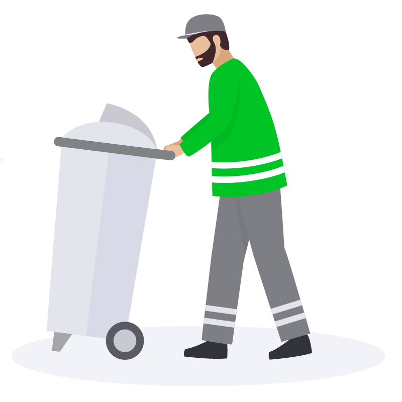 lexmark-iot-waste-worker-with-trash-can